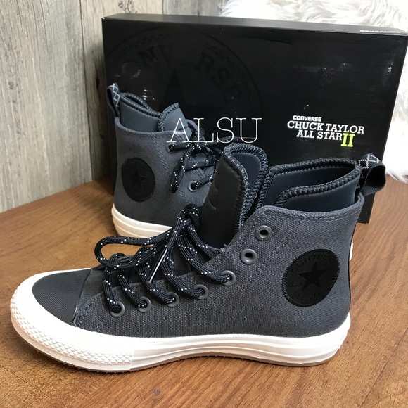 Converse Ctas HI Boot HI Almost Black W AUTHENTIC - Picture 7 of 8